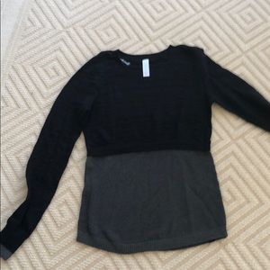 Black and Gray ivivva sweater, never worn